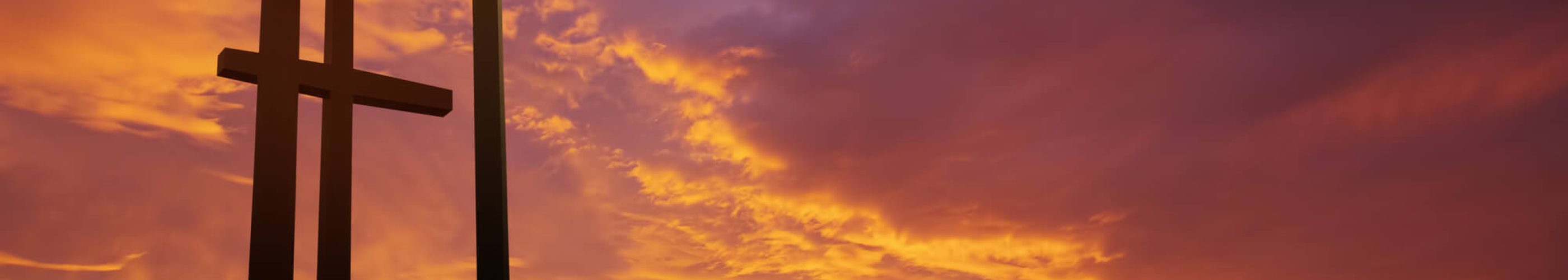 Three Crosses On The Mountain